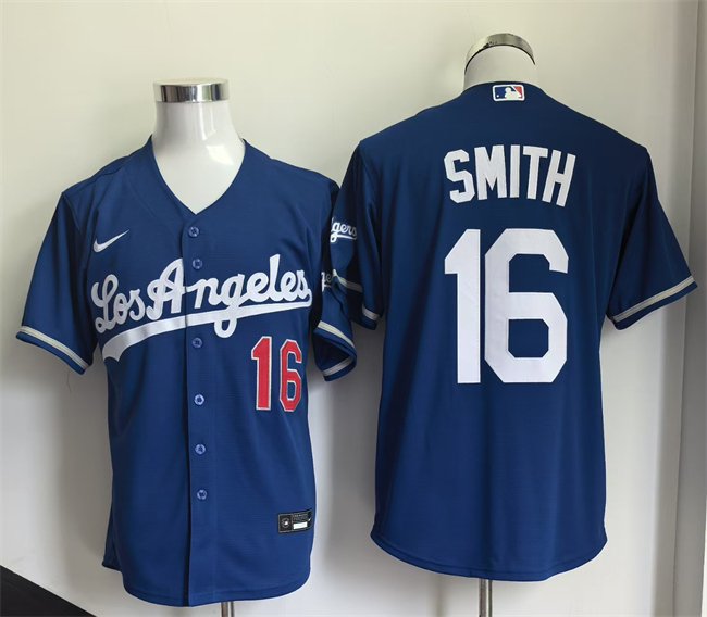 Men's Royal Los Angeles Dodgers #16 Will Smith 2026 Stitched Baseball Jersey
